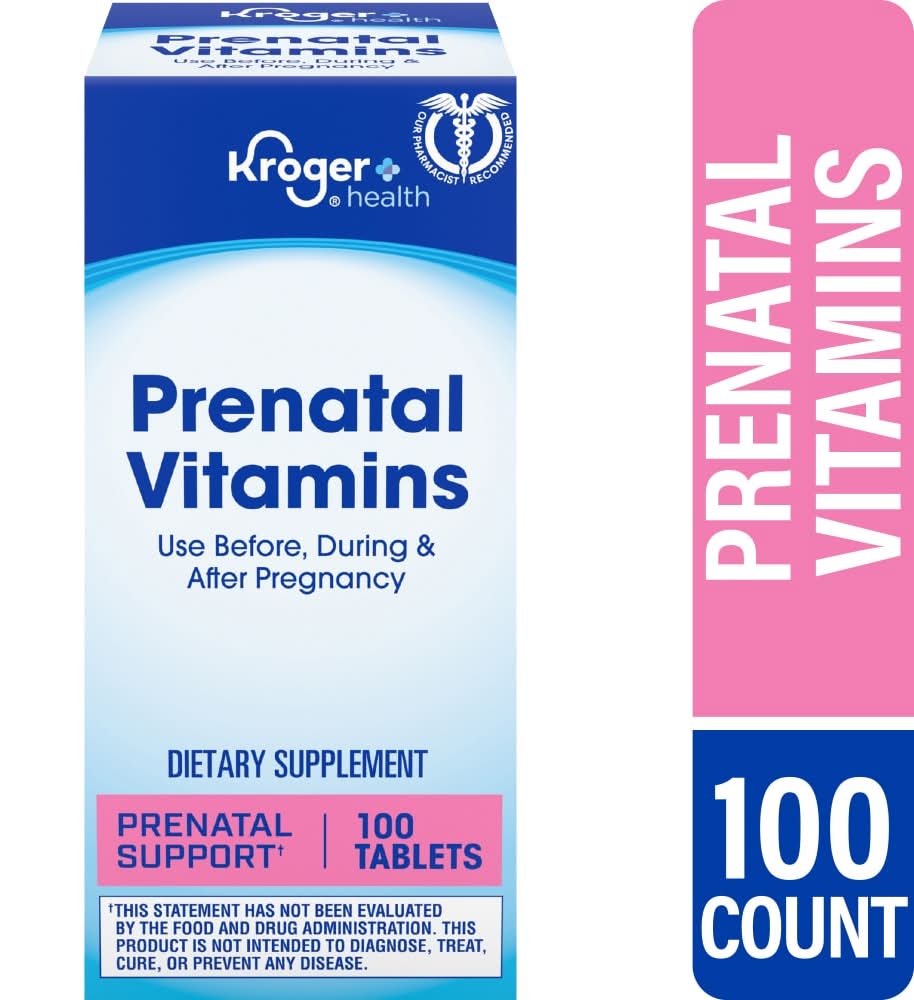 Kroger Prenatal Vitamins Tablets (100 ct)