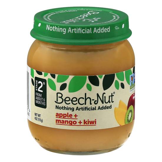 Beech-Nut Stage 2 Apple Mango & Kiwi Baby Food Jar (4 oz)