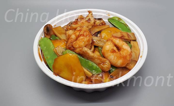 C11.Mango Chicken & Shrimp-芒果鸡虾