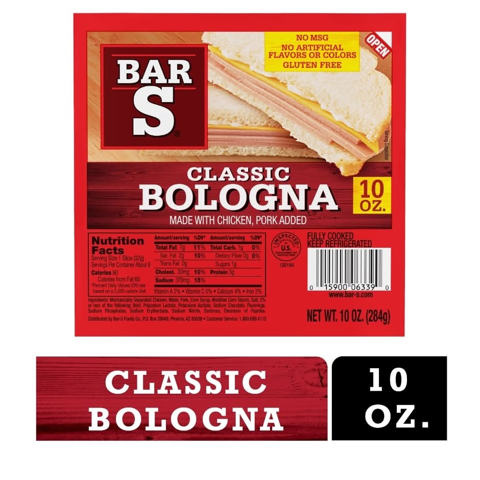 Bar-S Classic Bologna (10 oz)