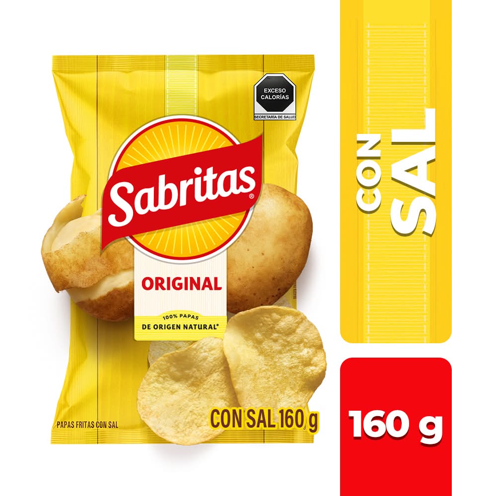 Sabritas papas saladas sabor original