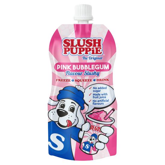 Slush Puppie Pink Bubblegum Flavour Slushy Delivery Near Me Order Online Uber Eats