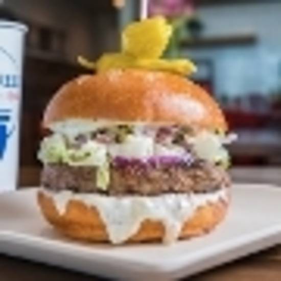 Order Athenian Burger food online from The Great Greek store, Palm Beach Gardens on bringmethat.com