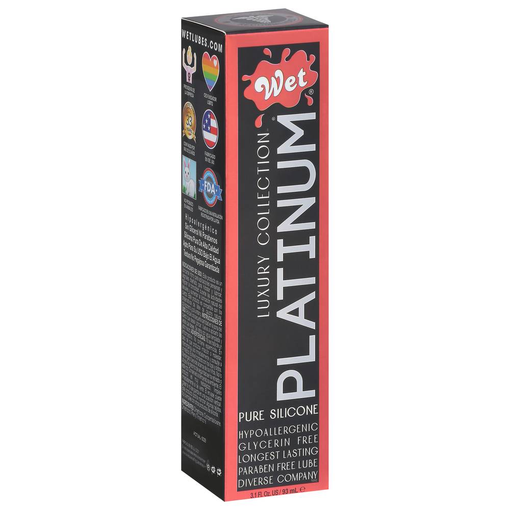 Wet Brush Platinum Premium Silicone Lubricant (3.1 fl oz)