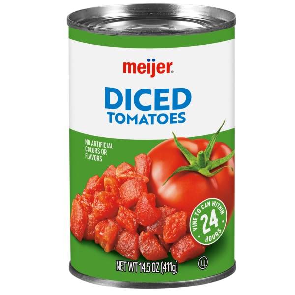Meijer Diced Tomatoes