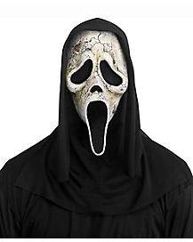 Aged Ghost Face Full Mask (One Size Fits Most)