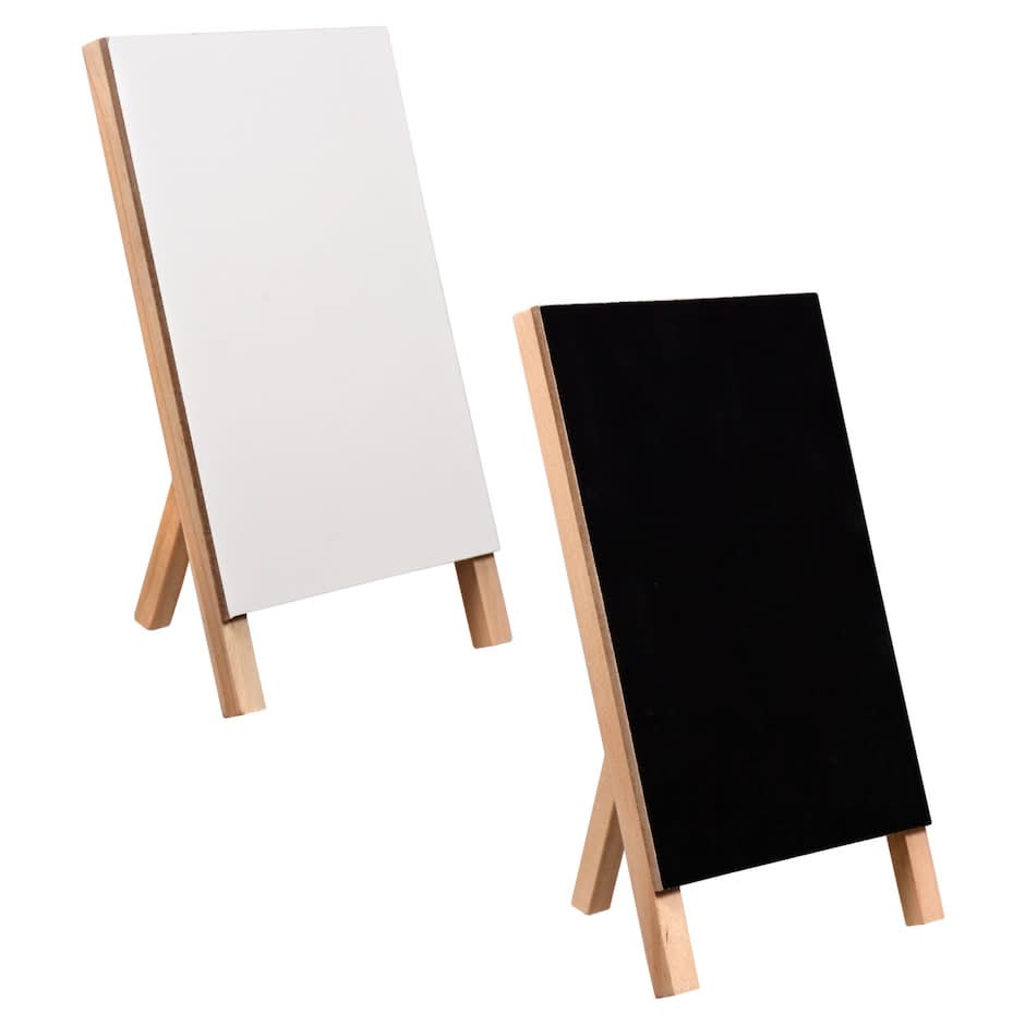 Crafters Square Wooden Wipe-Off Boards, 4.37x6.87 in