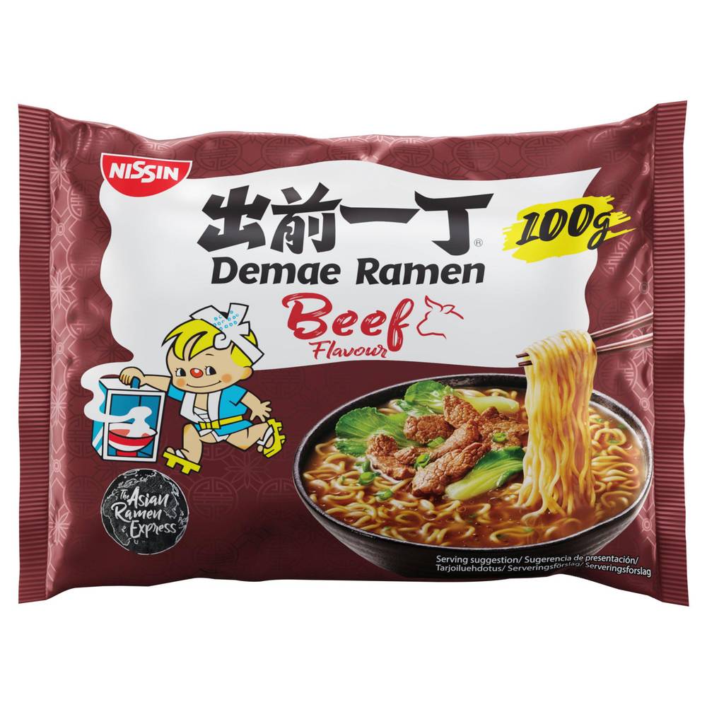 Nissin Demae Ramen Beef Noodles 100g