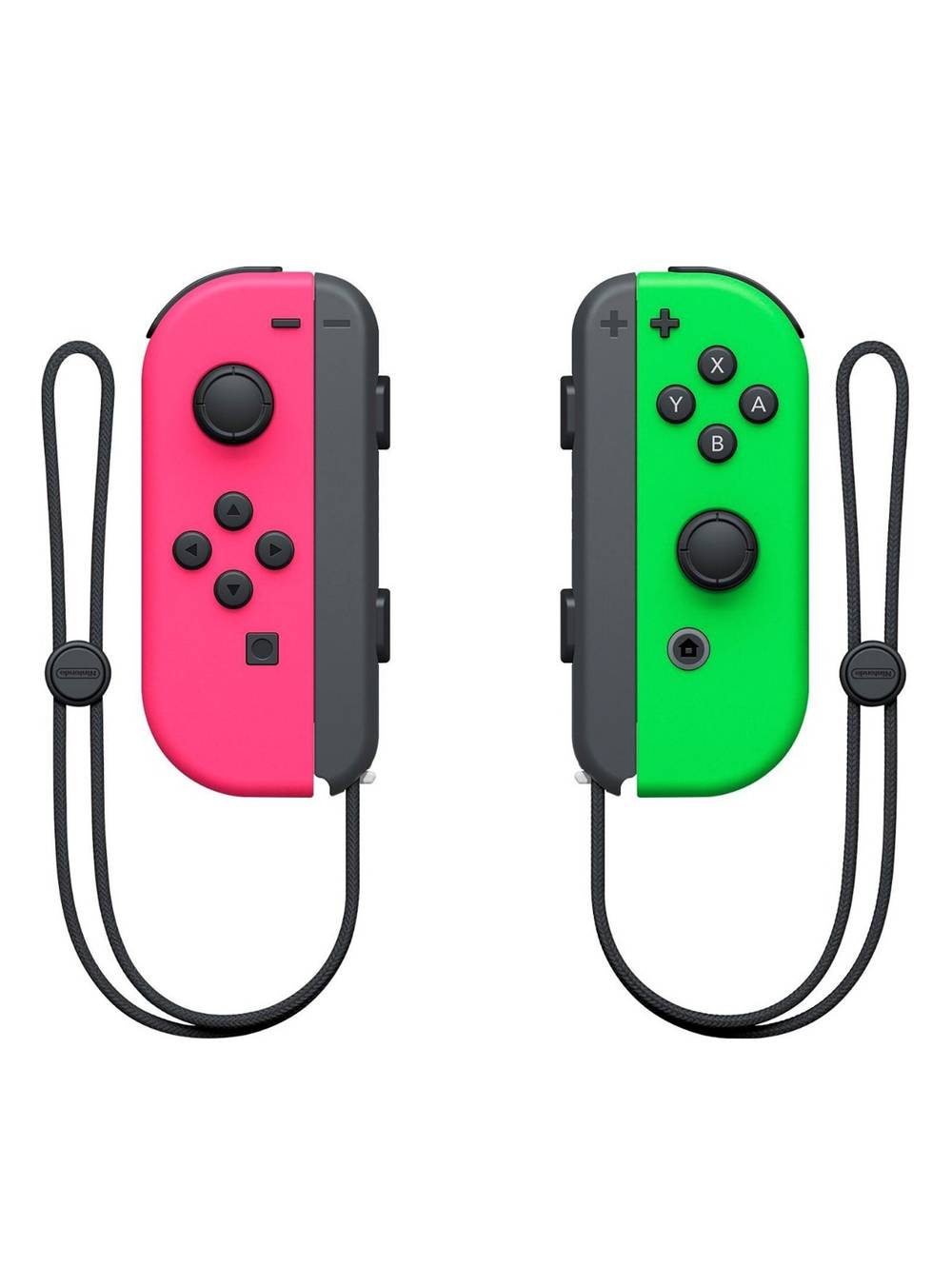 Nintendo control nintendo switch joy-con controller pair rosado y verde