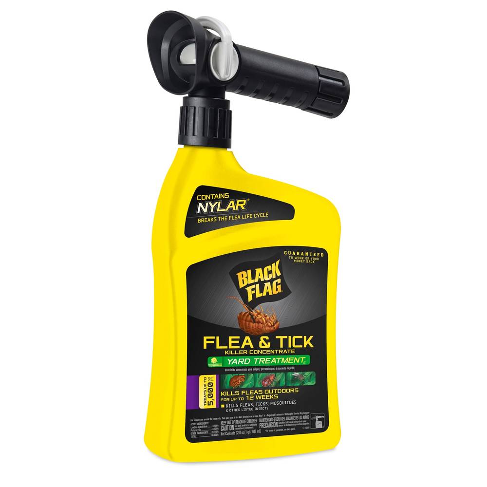 BLACK FLAG 32-fl oz Flea and Tick Yard Treatment Concentrate Insect Killer Hose End Sprayer | HG-11108