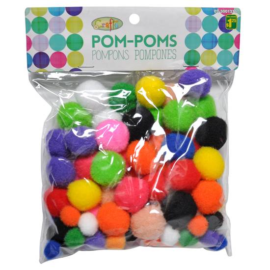 Set of 100 Pompoms Snowballs Table Decoration Birthday Decoration Mini Pom  Pom Fabric Balls for Crafts DIY (Diameter 3 cm, Light Blue) : :  Home & Kitchen