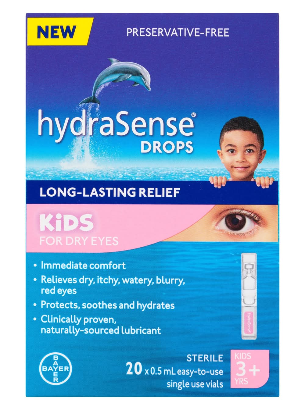 hydraSense Preservative-Free Long Lasting Relief Kids For Dry Eyes Delivery  Near Me | Order Online | Uber Eats