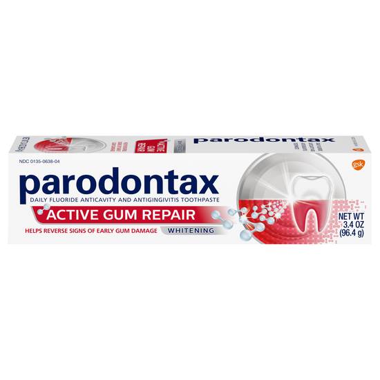 Paradontax Whitening Active Gum Repair Toothpaste