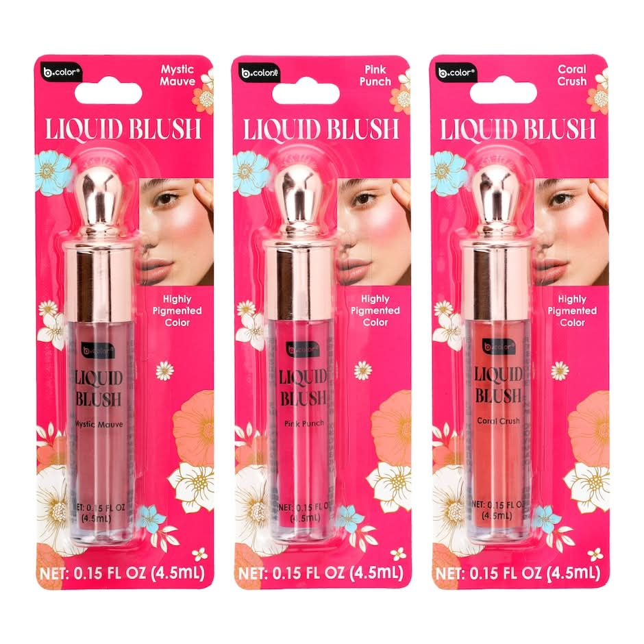 B.Color Liquid Blush, Assorted (0.15 fl oz)