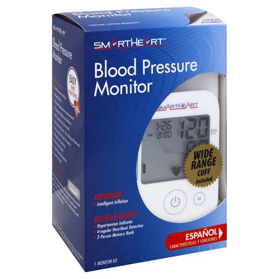 Order SMARTHEART Digital Blood Pressure Monitor W/ Wide-Range Cuff