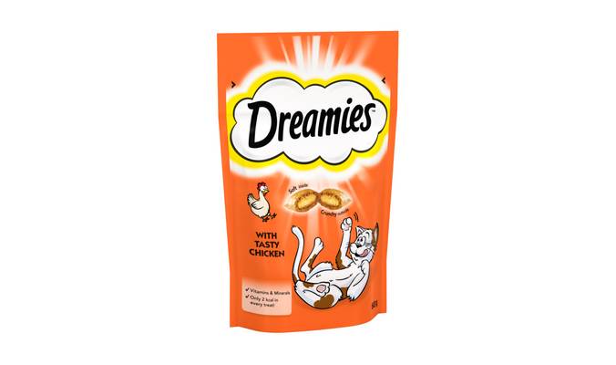 Dreamies Pride Cat Treat Biscuits with Chicken 60g