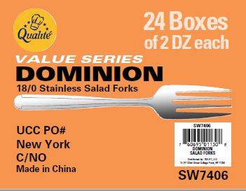 Qualite - Dominion Salad Forks - 2 dozen (24 Units per Case)