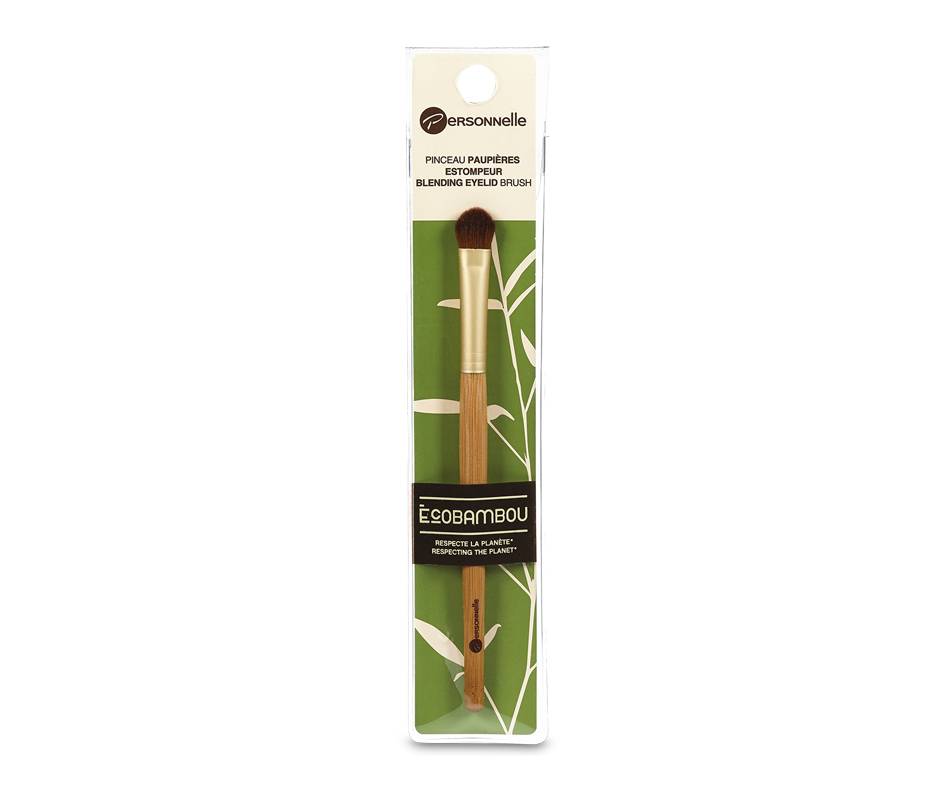 Personnelle cosmetics pinceau à paupières estompeur écobambou - blending eyelid ecobamboo brush