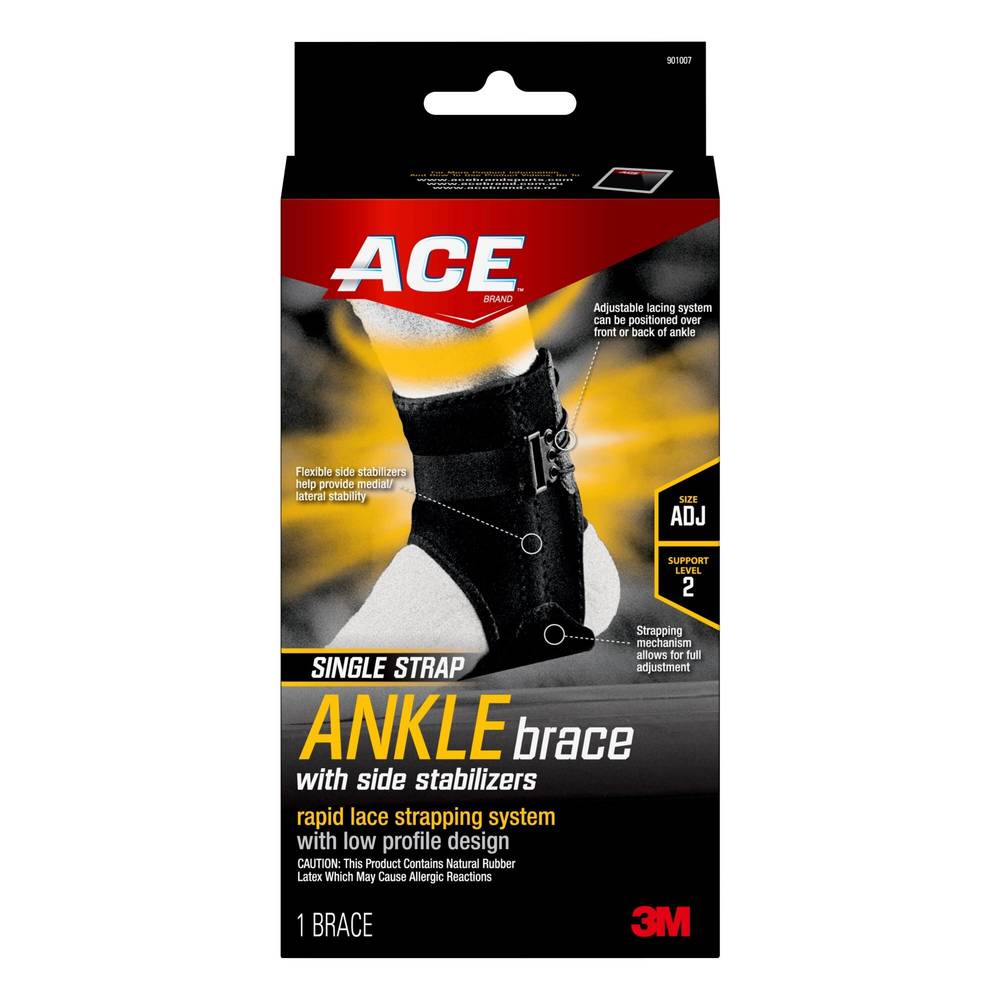 Ankle Brace With Stabilizers (1 brace)