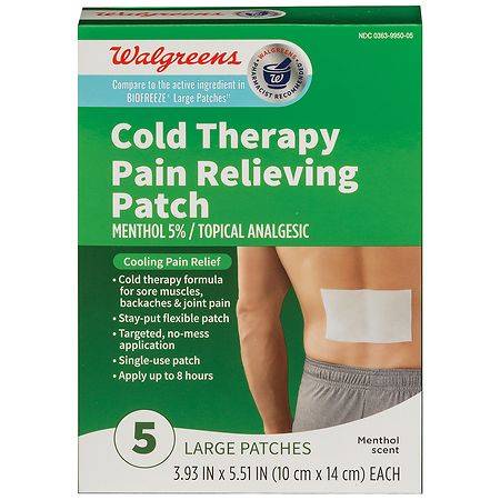 Walgreens Cold Therapy Pain Relief Patch (5 ct)