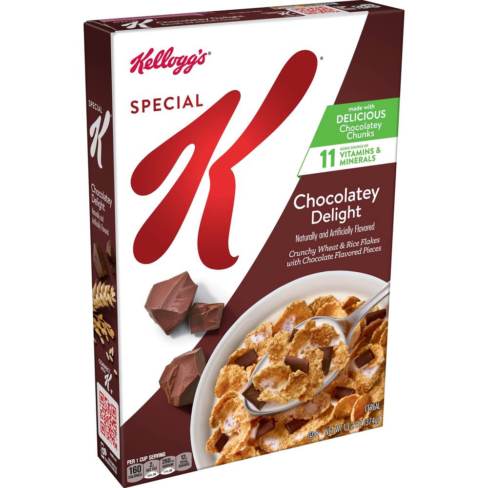 Special K Chocolatey Delight Breakfast Cereal, 13.2 Oz