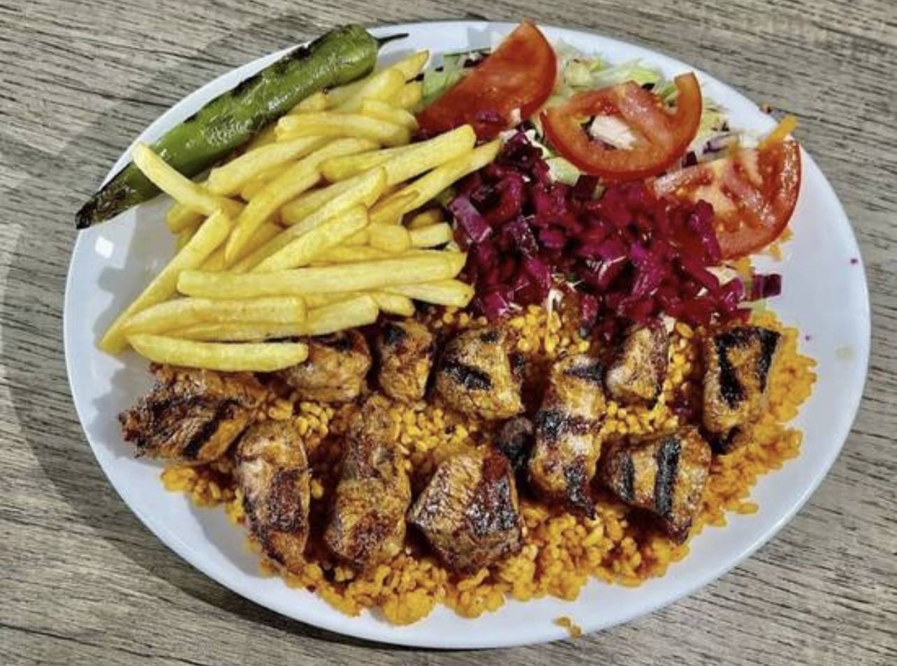 Assiette chicken chicka