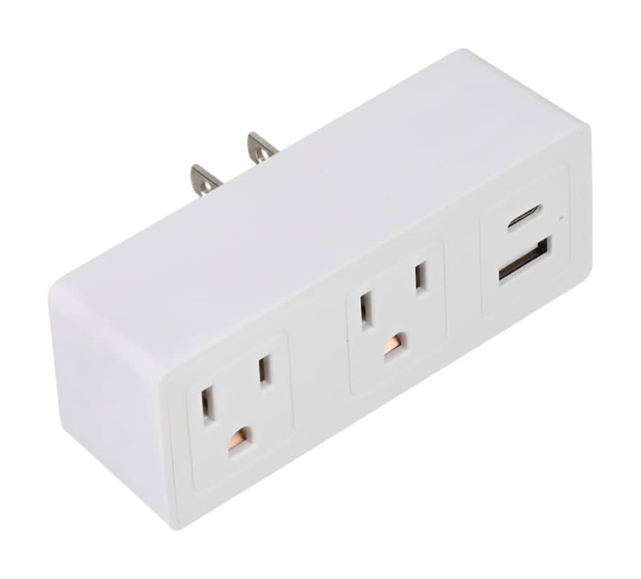 Fisher Dual-Port Surge Protectors With Dual Usb Outlets