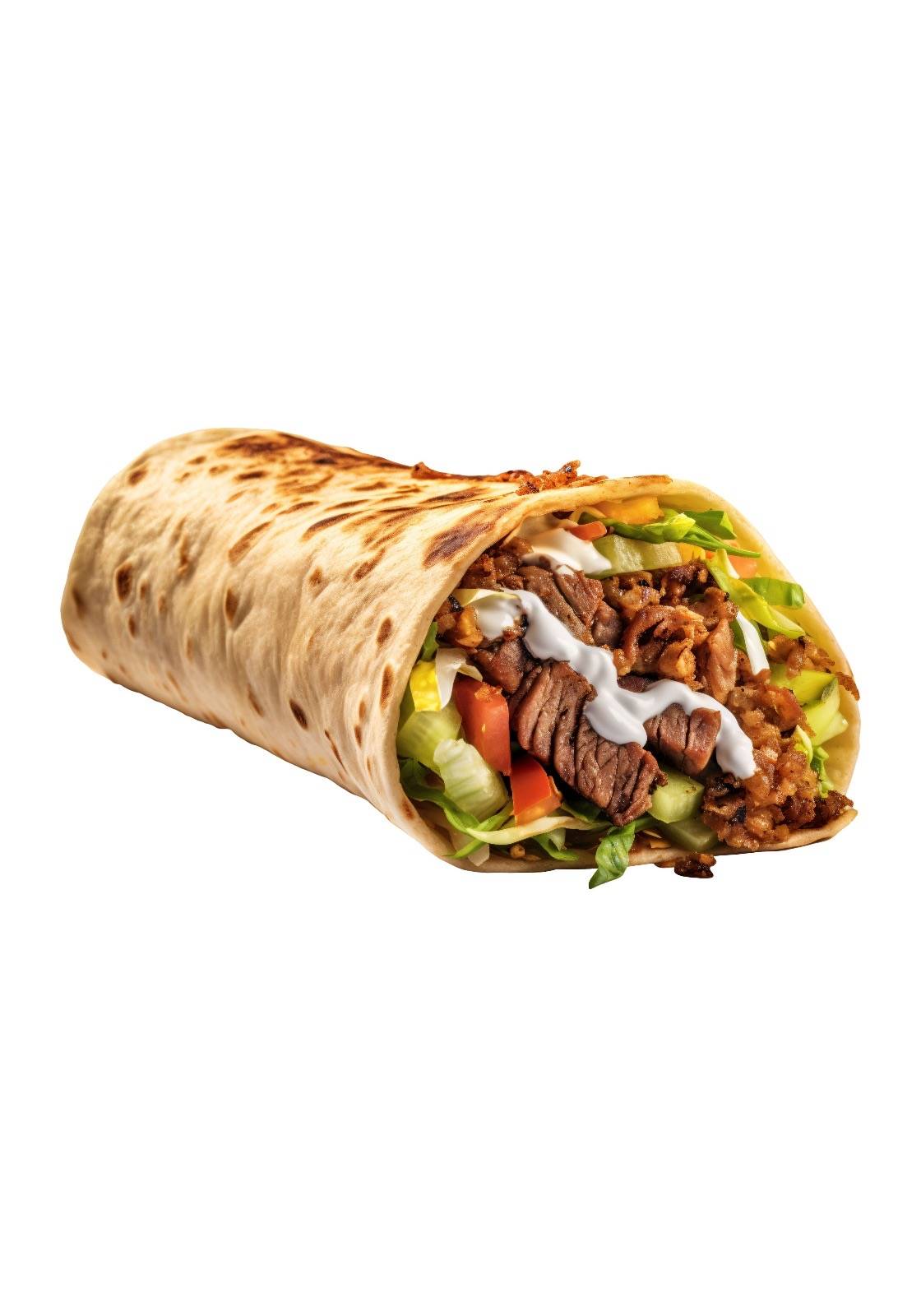 Menu sandwich shawarma