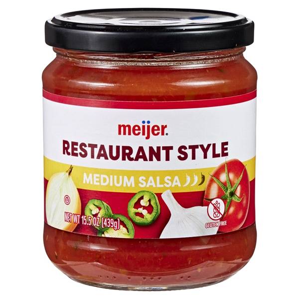 Meijer Restaurant Style Medium Salsa (15.5 oz)