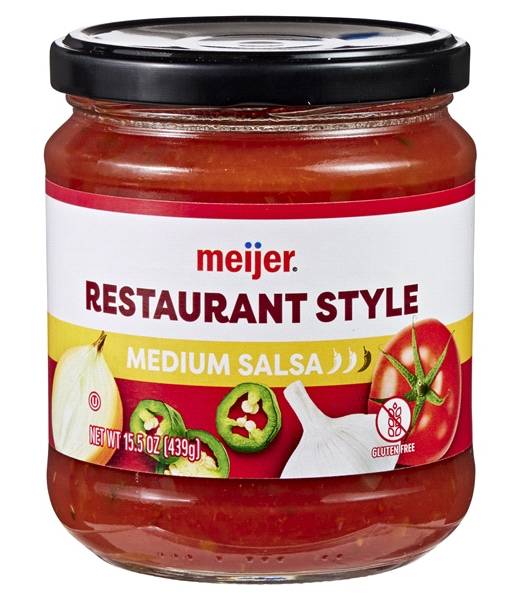 Meijer Restaurant Style Medium Salsa (15.5 oz)
