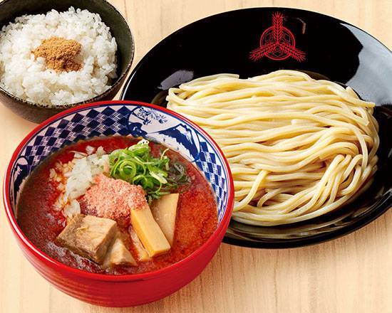 【濃厚】海老つけ麺 追い飯セット Ebi Tsukemen with Finishing Rice Set
