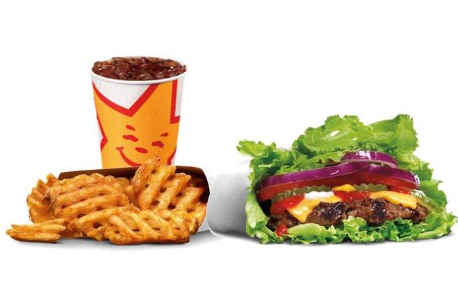 レタスラップアンガスバーガーセット Low Carb Lettuce Wrap Angus Burger Combo