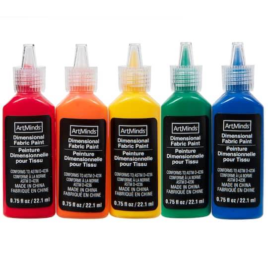 Rainbow Dimensional Fabric Paint Set By Artminds