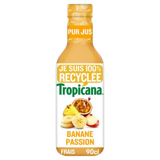Tropicana - Jus de banane et fruit passion (900 ml)