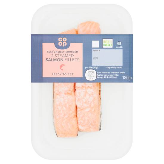 Co-op Steamed Salmon Fillets (180g)