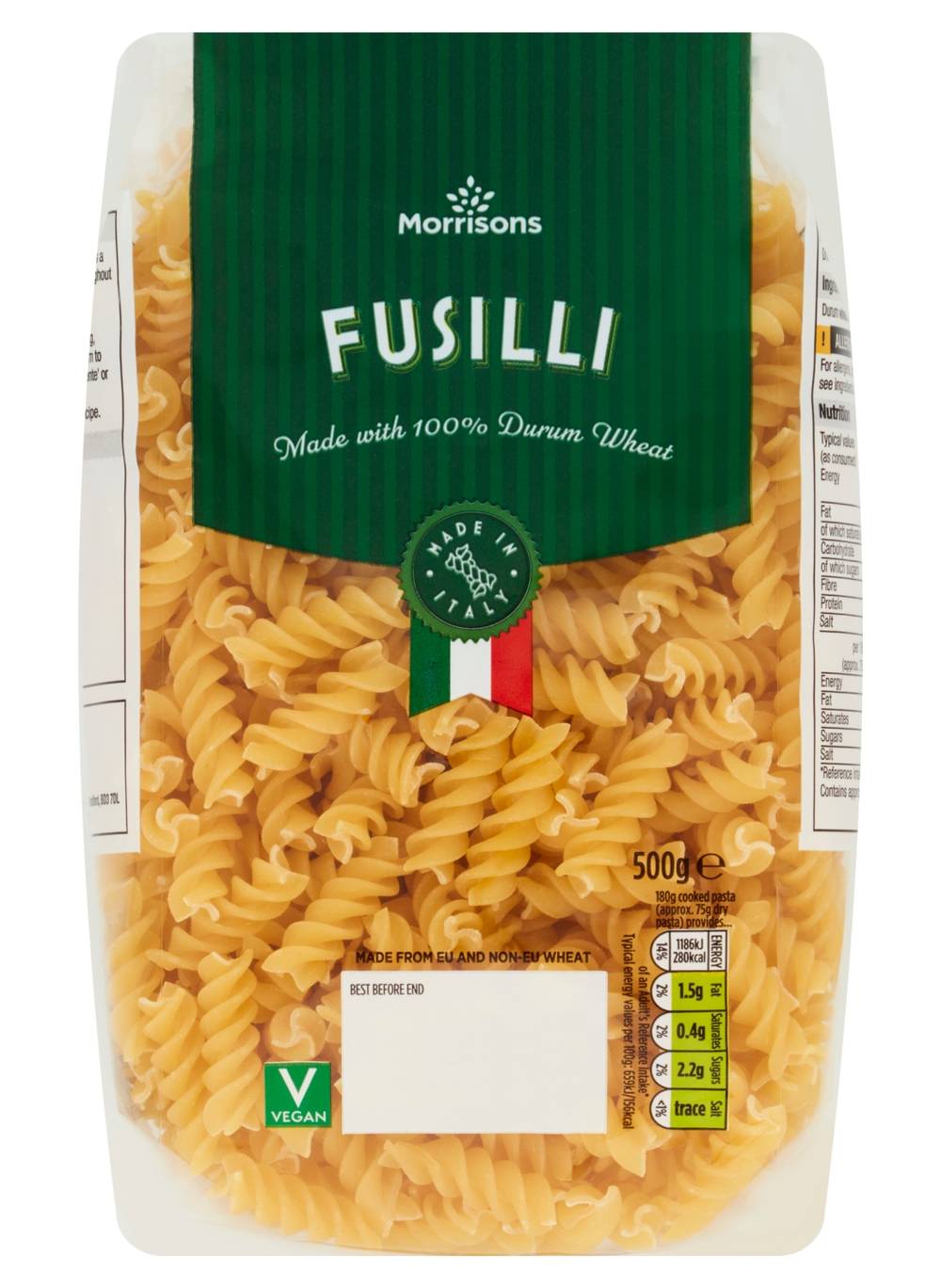 Morrisons Fusilli 500G