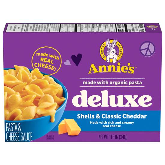 Annie's Rich & Creamy Shells and Classic Cheddar Sauce