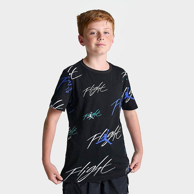 Kids' Jordan Haze Out Allover Print T-Shirt (Medium)