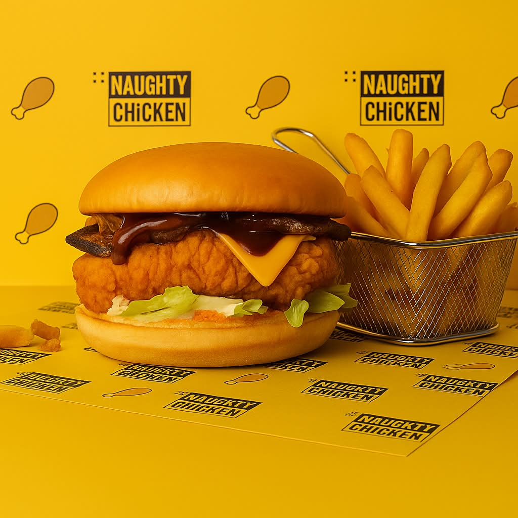 Naughty Burgers + Side 🍔 🍟
