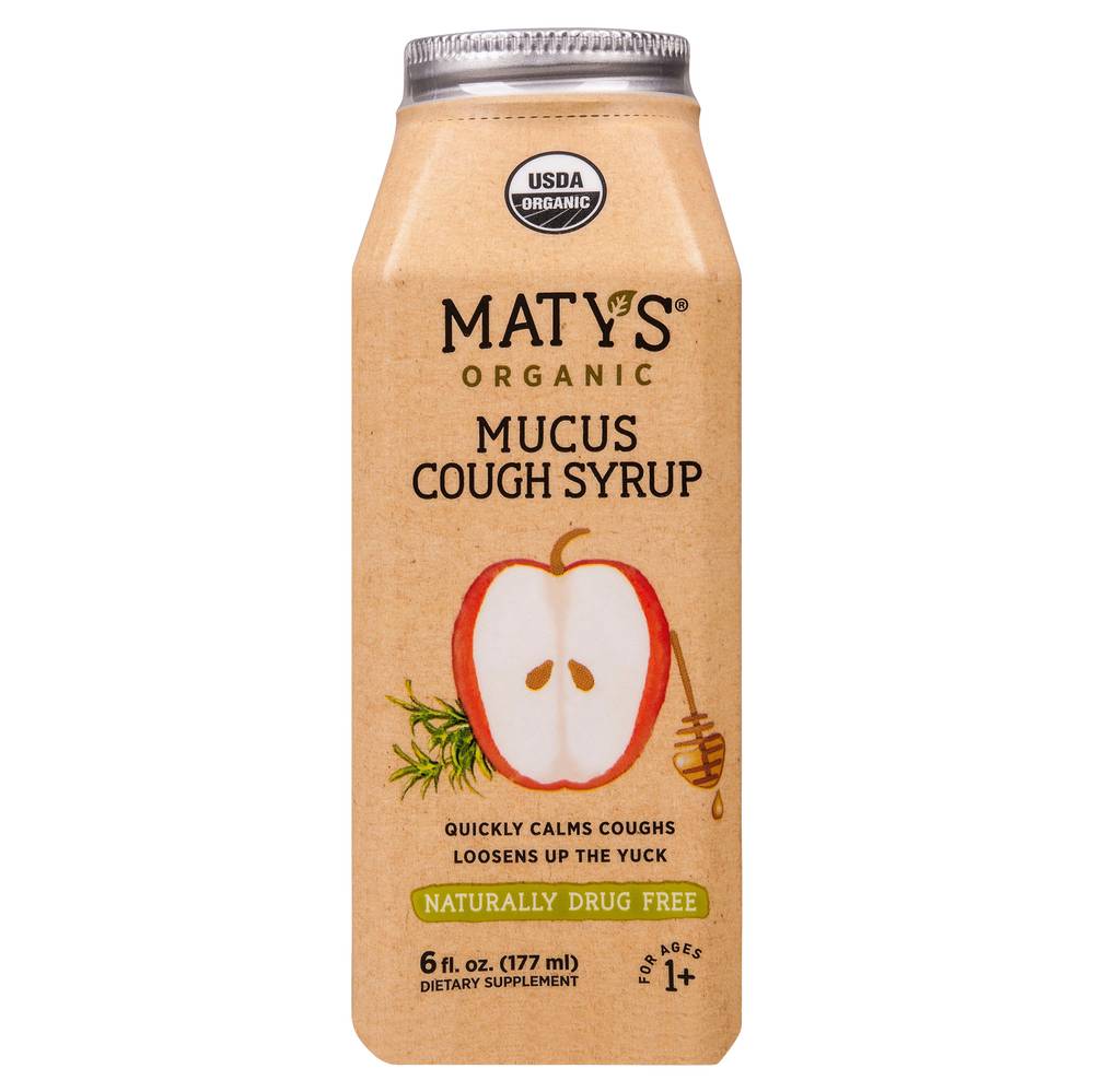 Maty's Organic Mucus Cough Syrup (6 fl oz)