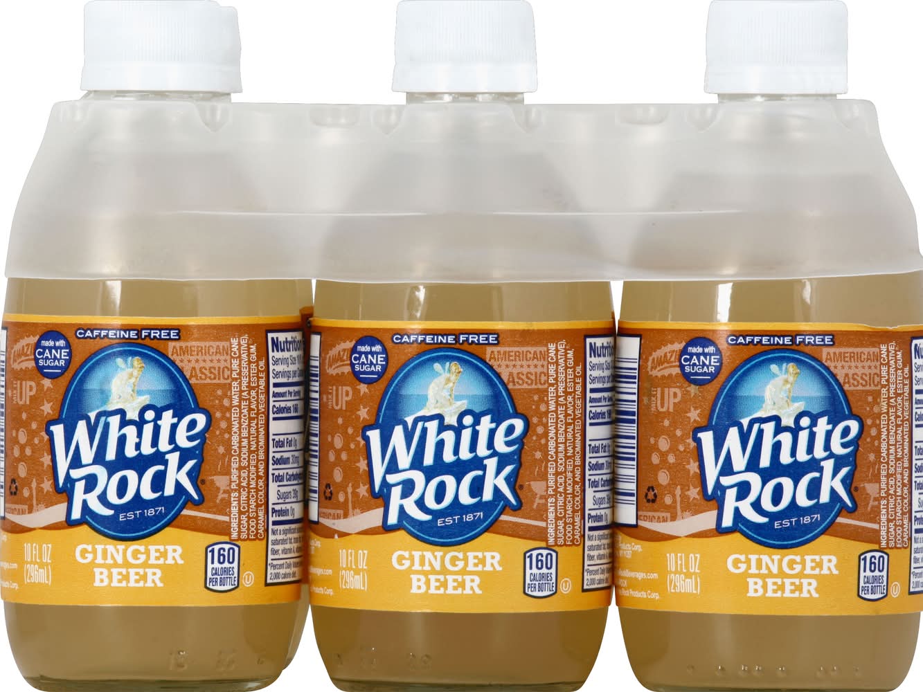 White Rock Ginger Beer (6 x 10 fl oz)