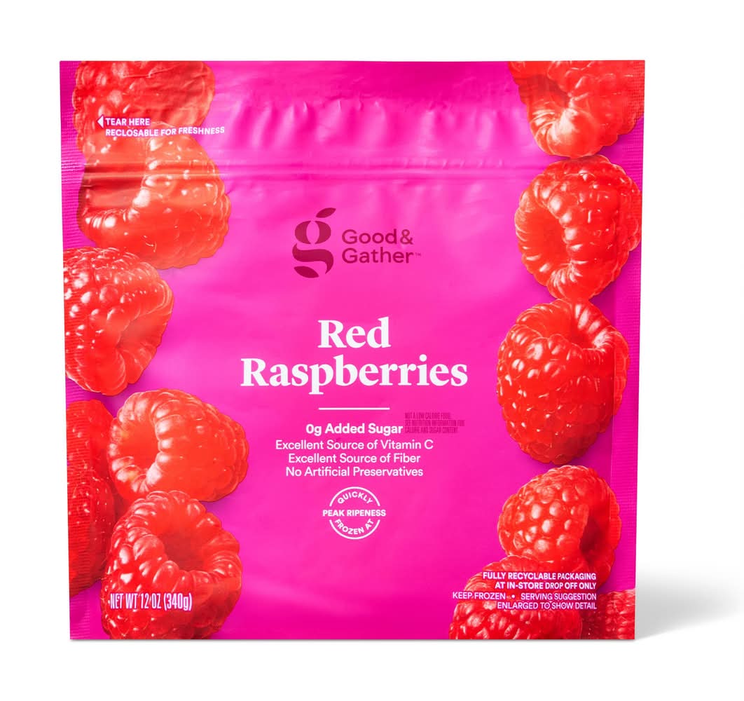 Good & Gather Frozen Red Raspberries (12 oz)