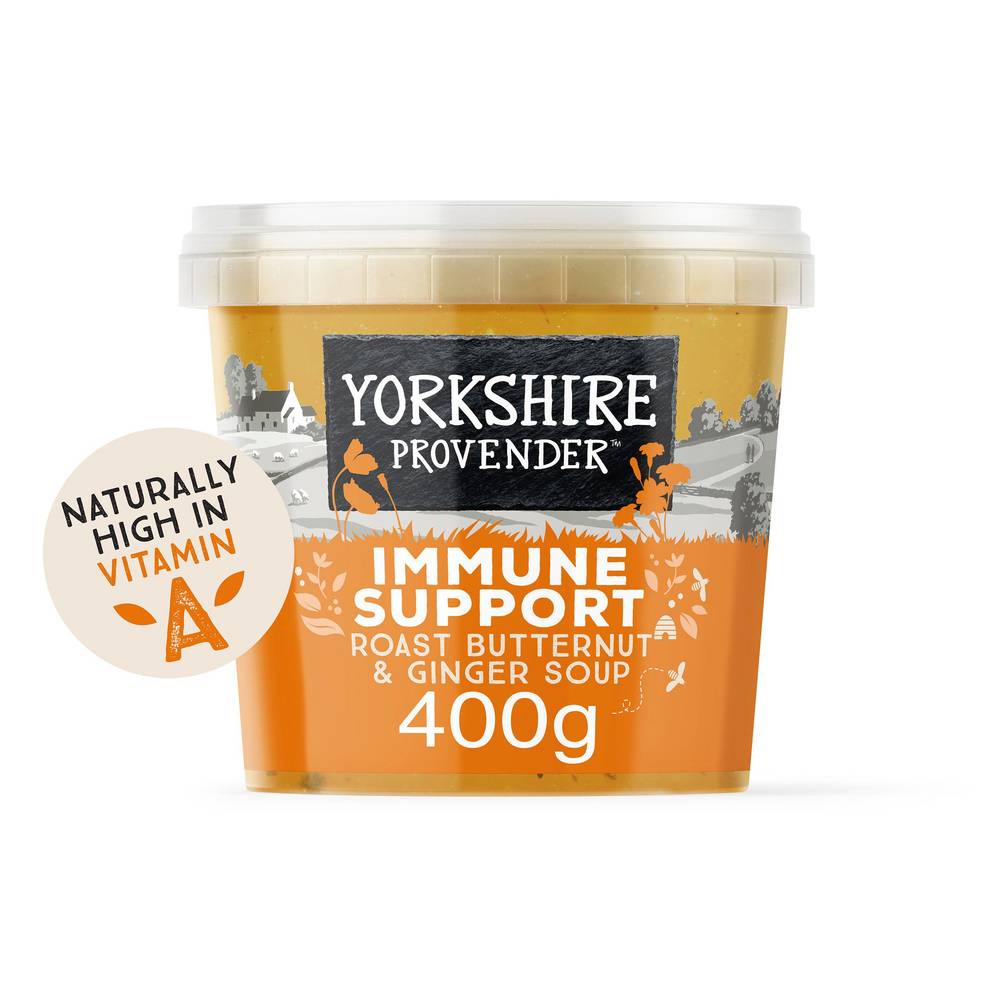 Yorkshire Provender Immune Support Roast Butternut & Ginger Soup 400g