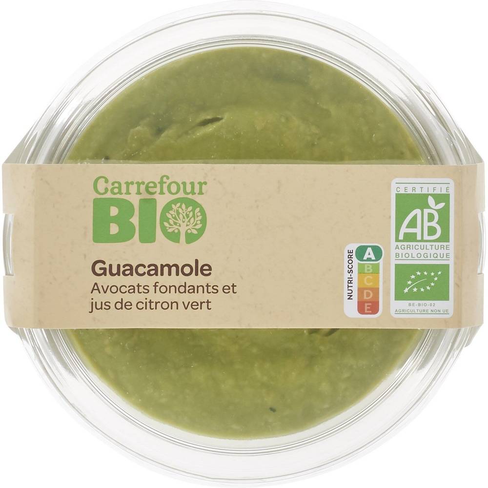 Guacamole  Bio CARREFOUR BIO - le pot de 180g