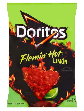 Doritos Tortilla Chips, Flamin Hot Limon (9.75 oz)