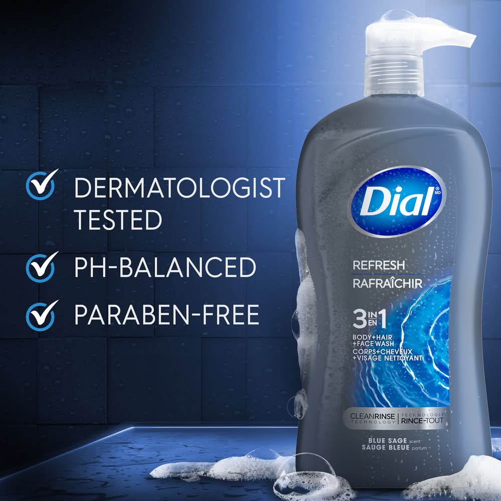 Dial Hydro Fresh Hair & Body Wash (32 fl oz)