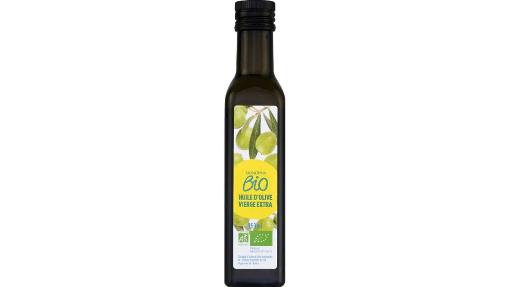 Monoprix Bio Huile d'olive vierge extra bio La bouteille de 250 ml