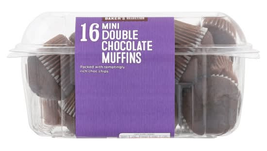 ASDA The Bakery Double Chocolate Mini Muffins