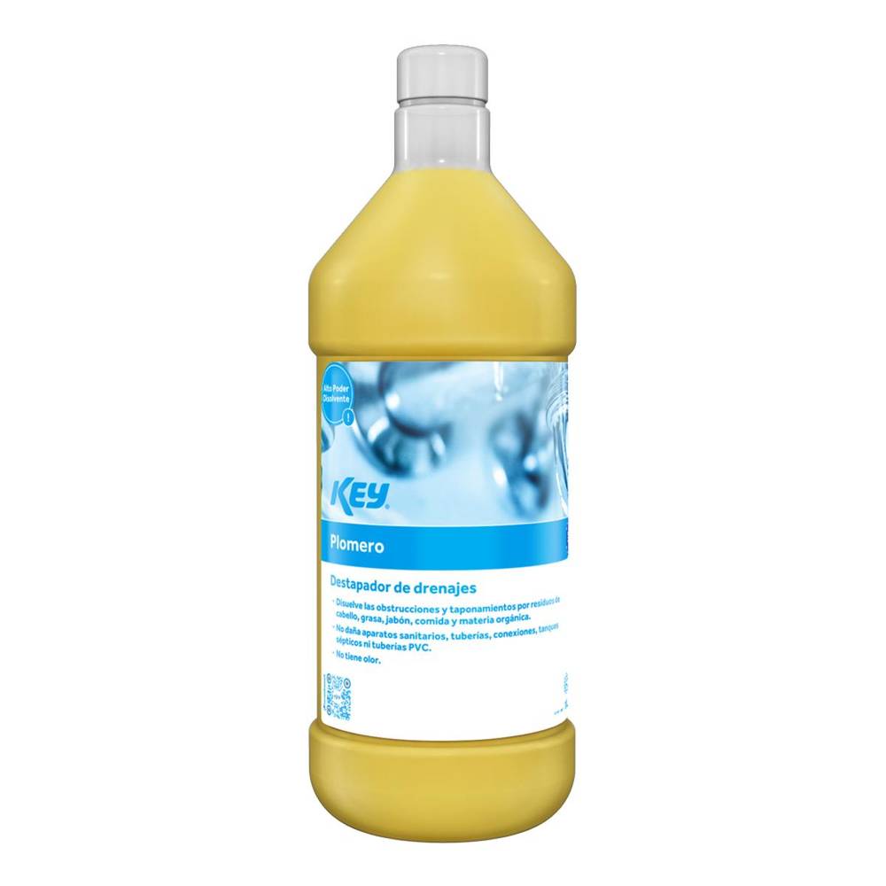 KEY · Desasolvador para drenaje (1 L)