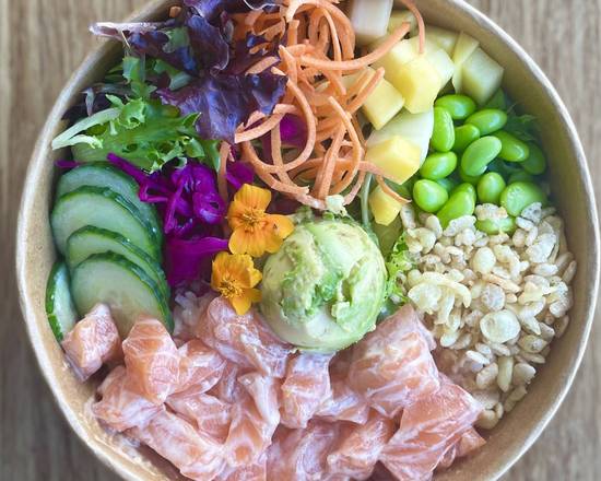 Poké au Saumon Épicée/ Spicy Salmon Poke Bowl